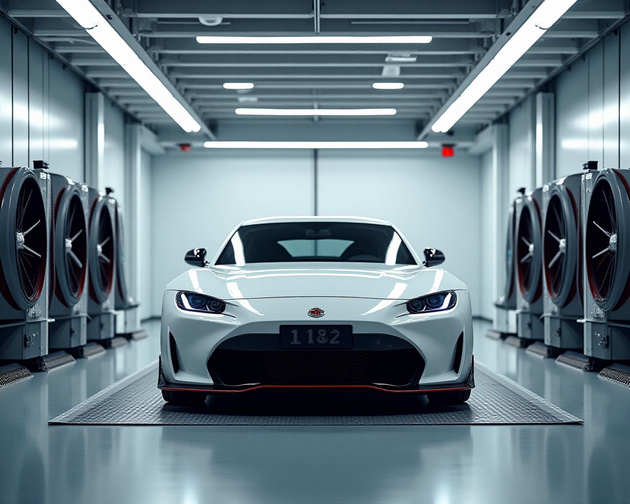 Test al banco prova potenza per calibrazione centralina